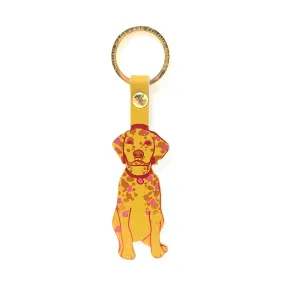 Dog Keychain Ochre