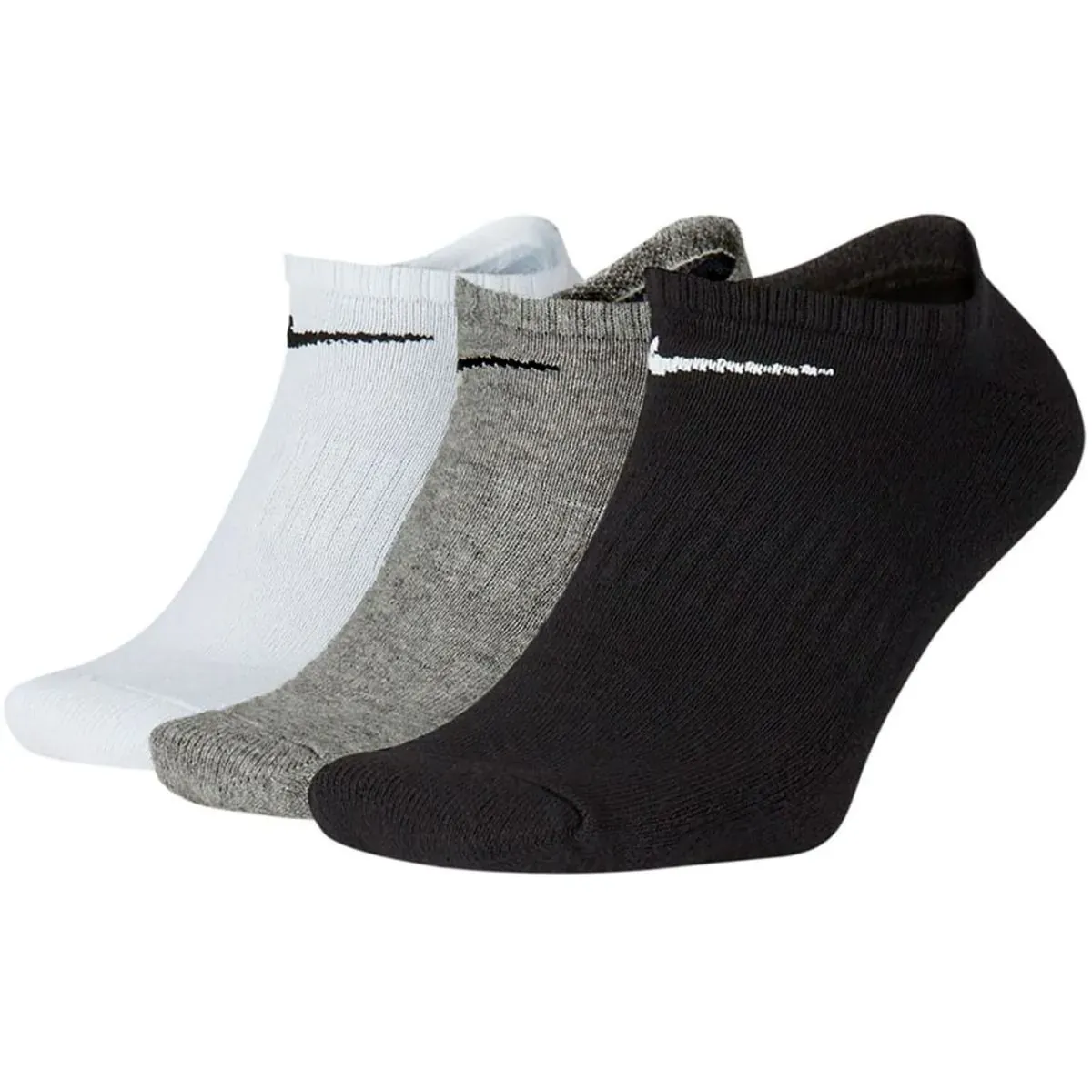 Everyday Cushioned Training No-Show Socks (3 Pairs)