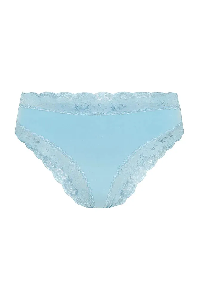 Lace Bloomers Dusty Blue