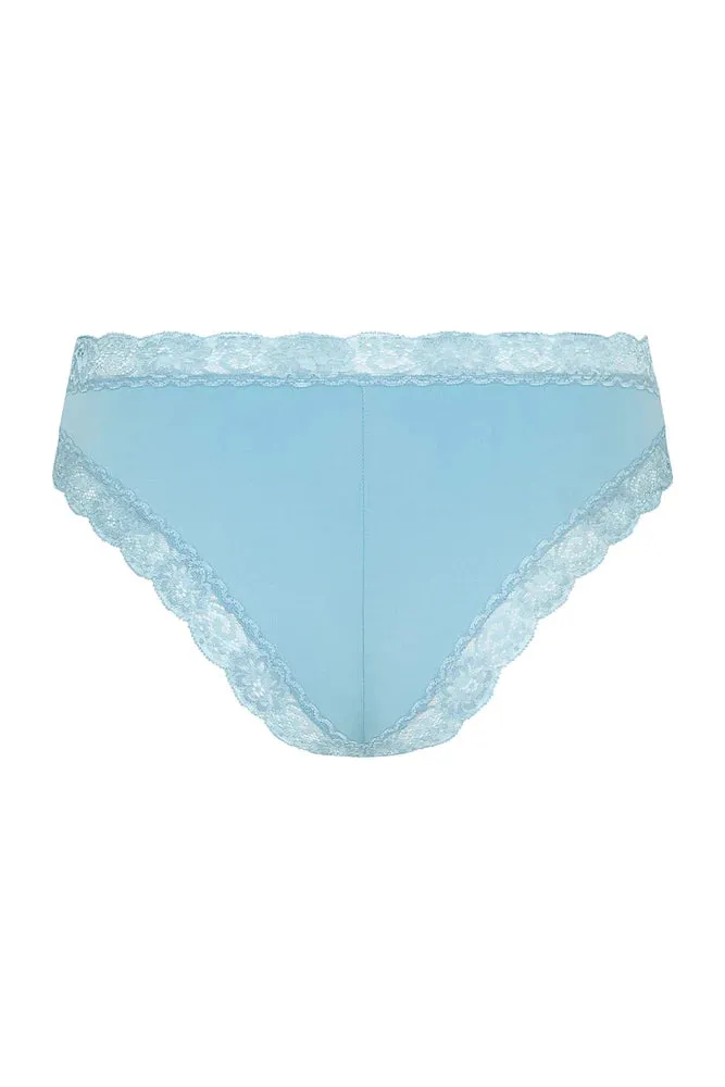 Lace Bloomers Dusty Blue