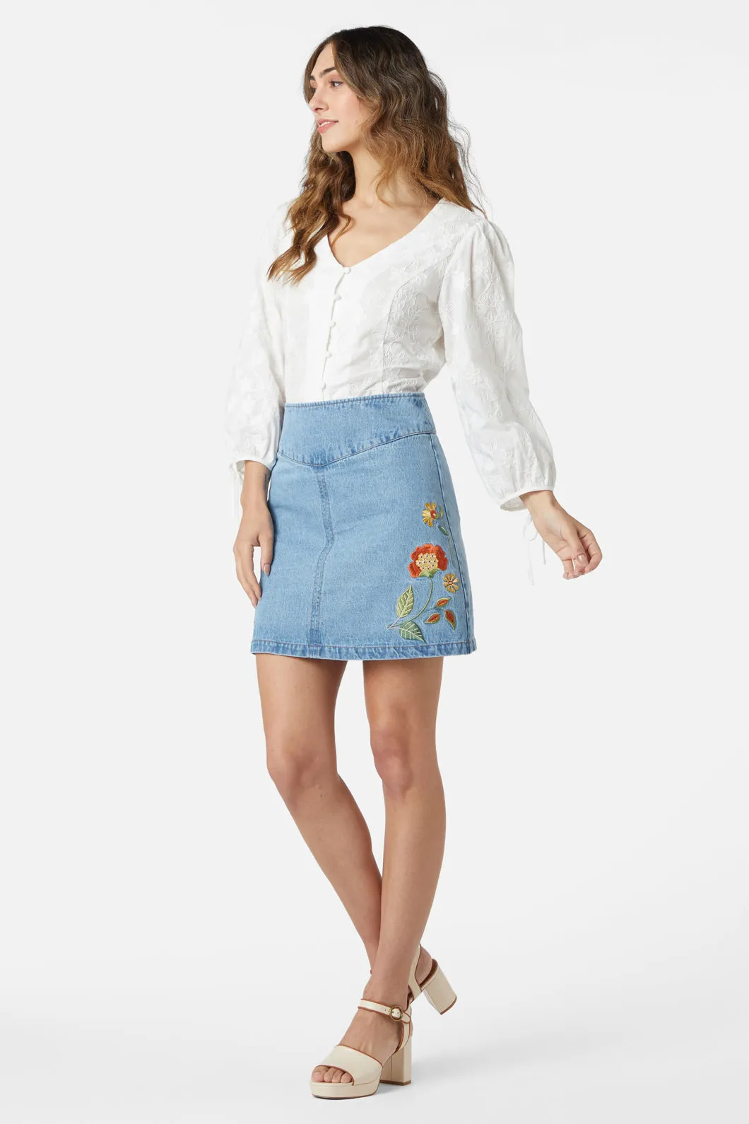 Embroidered Skirt