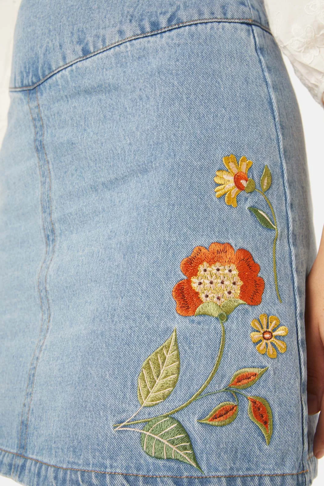 Embroidered Skirt