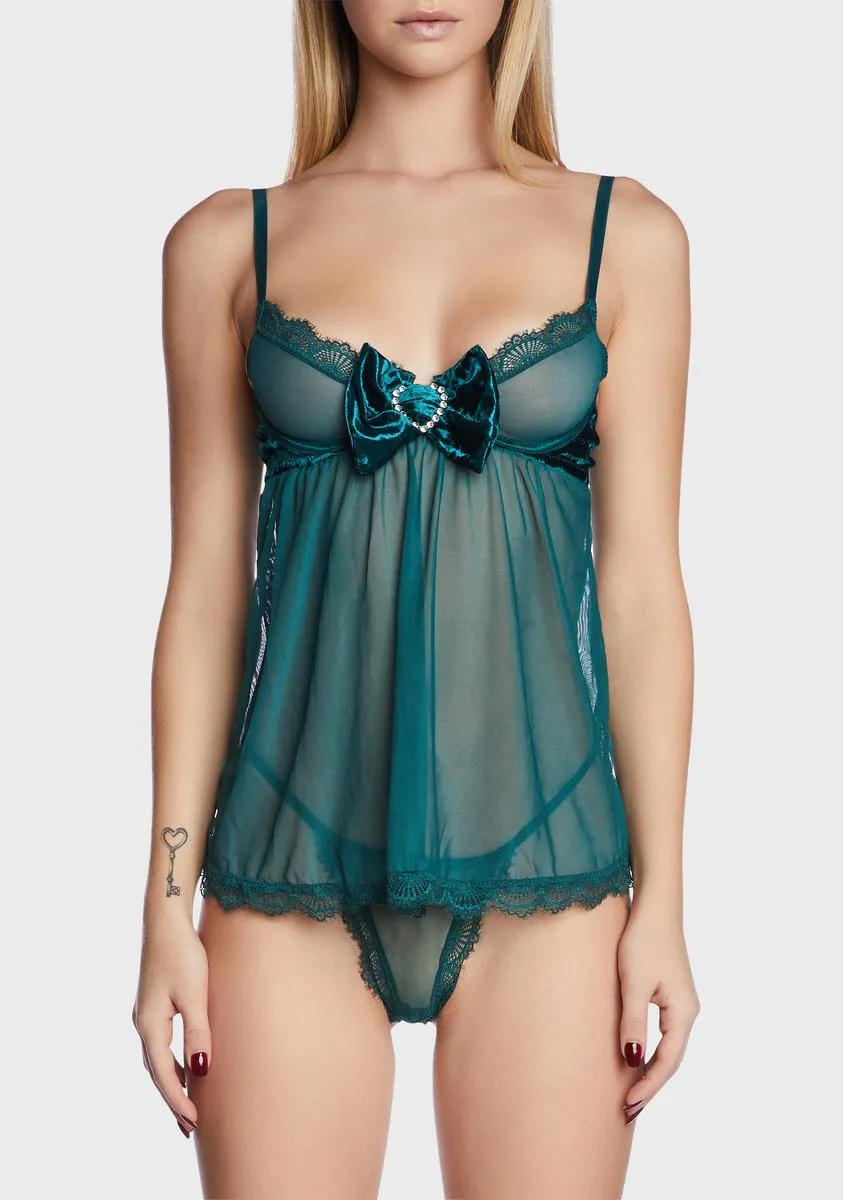 Feel Like Touchin' Sheer Lingerie Set