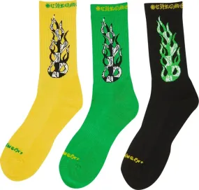 Flame Pattern Socks for Men