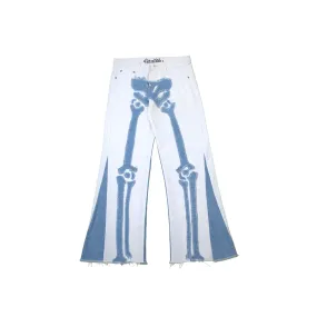 Flared Denim Pants