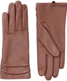 Ruched Leather Gloves for Women by Fownes Brothers