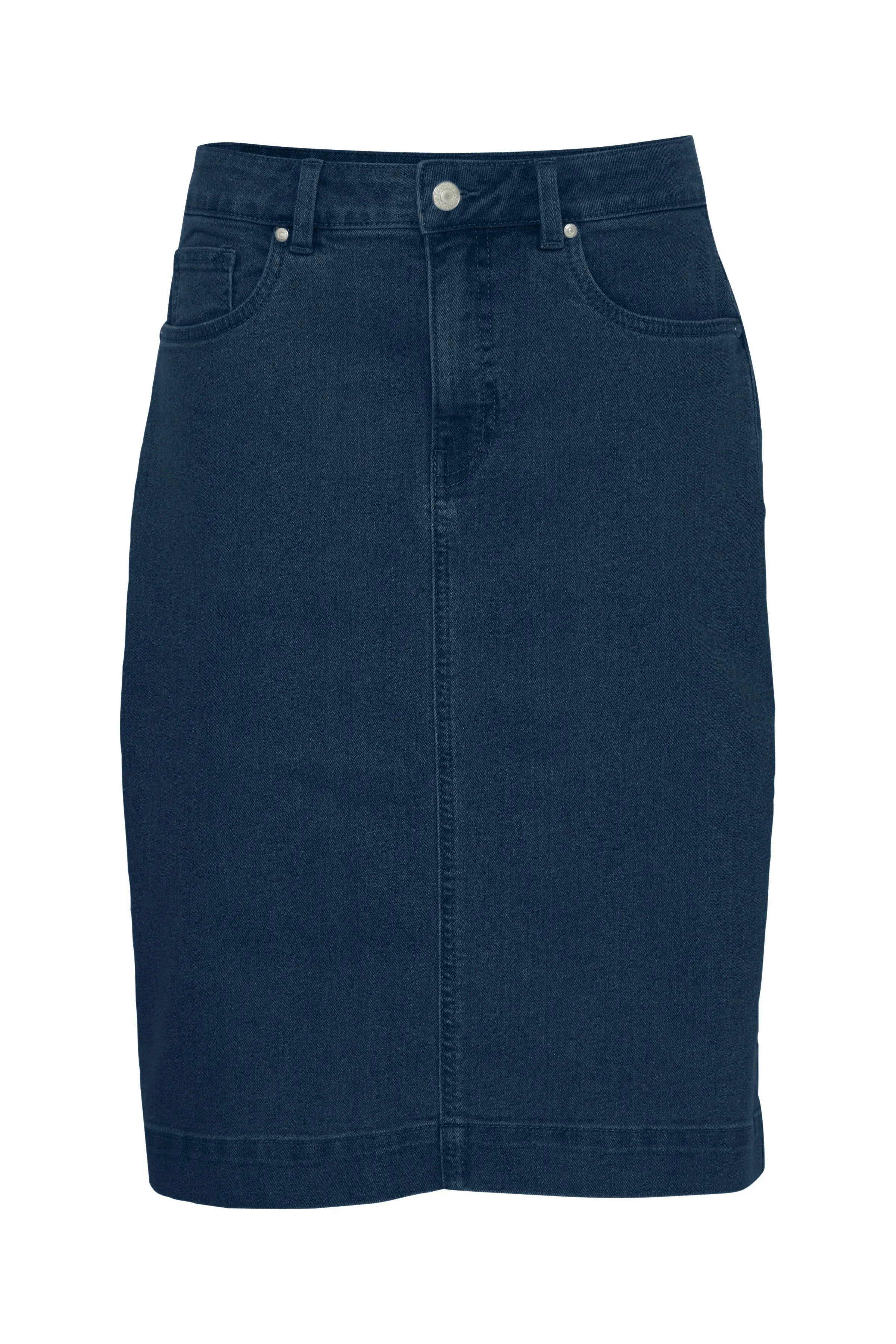 Fransa FXDenima Dark Blue Denim Skirt