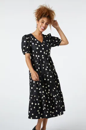 Spot Midi Dress for Women