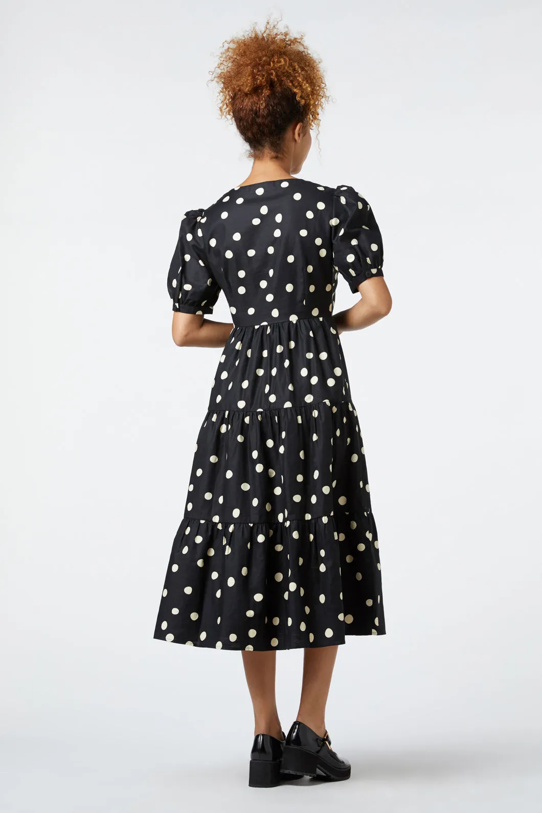 Spot Midi Dress for Women