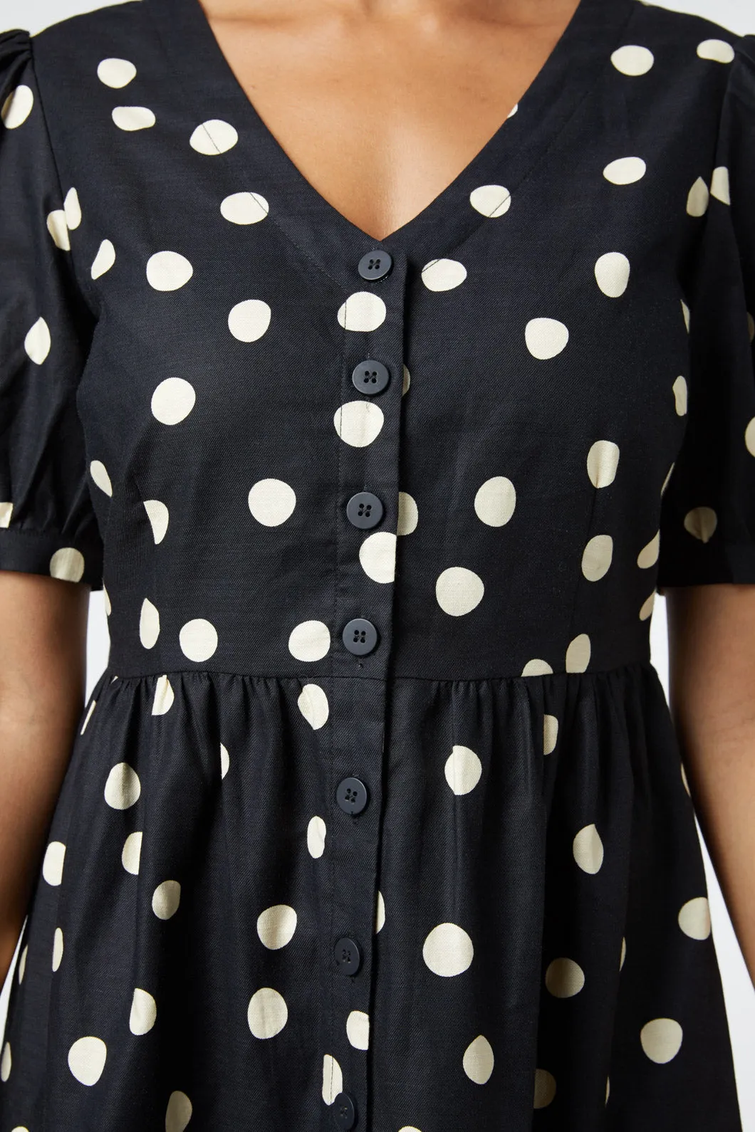 Spot Midi Dress for Women