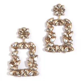 Gold Anushka Earrings by Deepa Gurnani