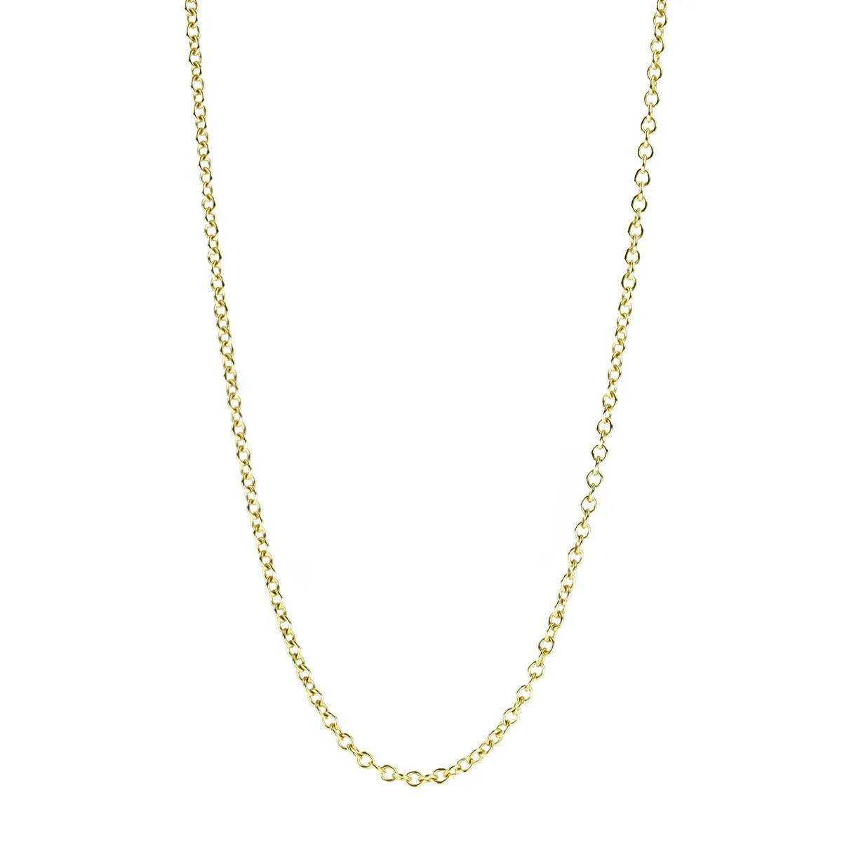 Yellow Gold Drop Necklace with Freshwater Pearls