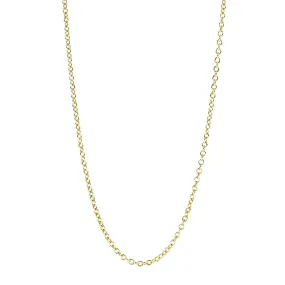 Yellow Gold Drop Necklace with Freshwater Pearls