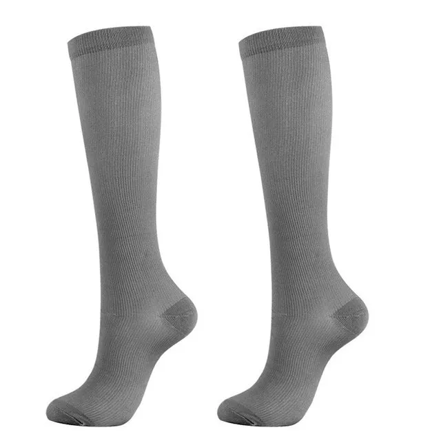 Gray Circulation Boost Slimming Compression Socks Unisex Store