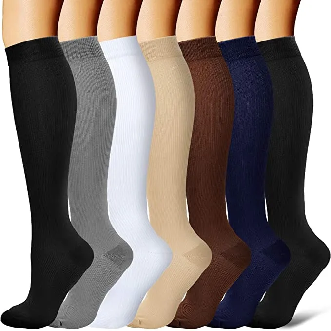 Gray Circulation Boost Slimming Compression Socks Unisex Store