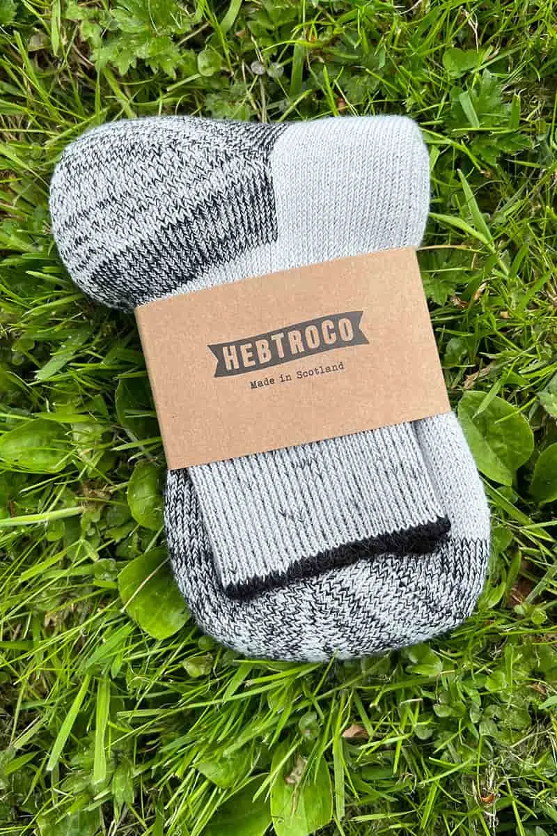 Grey Merino Trail Socks