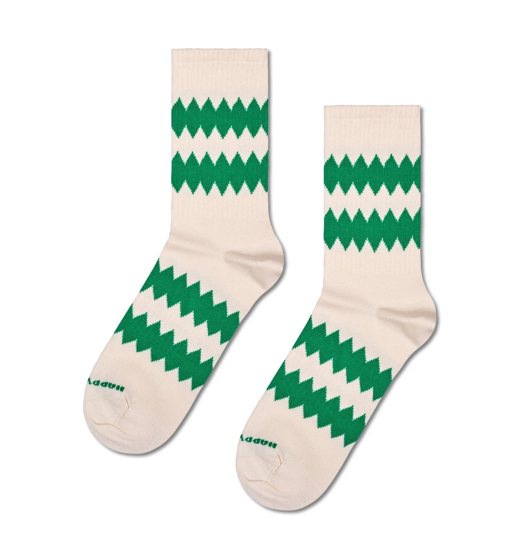 Happy Socks Zigzag Crew 3/4 Sock