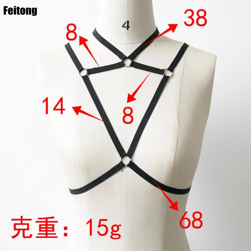 High-Quality Women's Lingerie Strappy Bra Halter Hollow Alluring Sexy Top