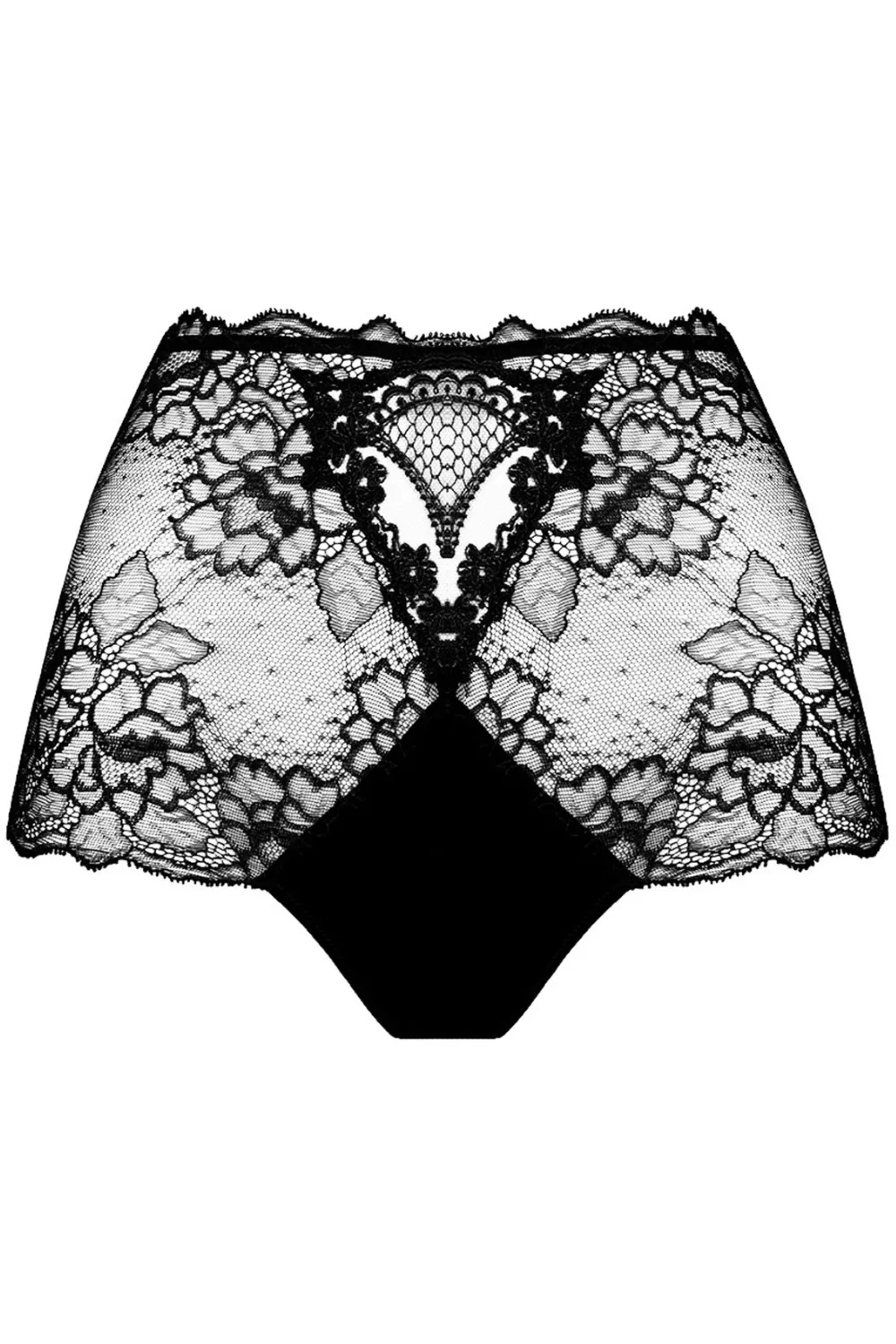 Lace High-Waist Shorty