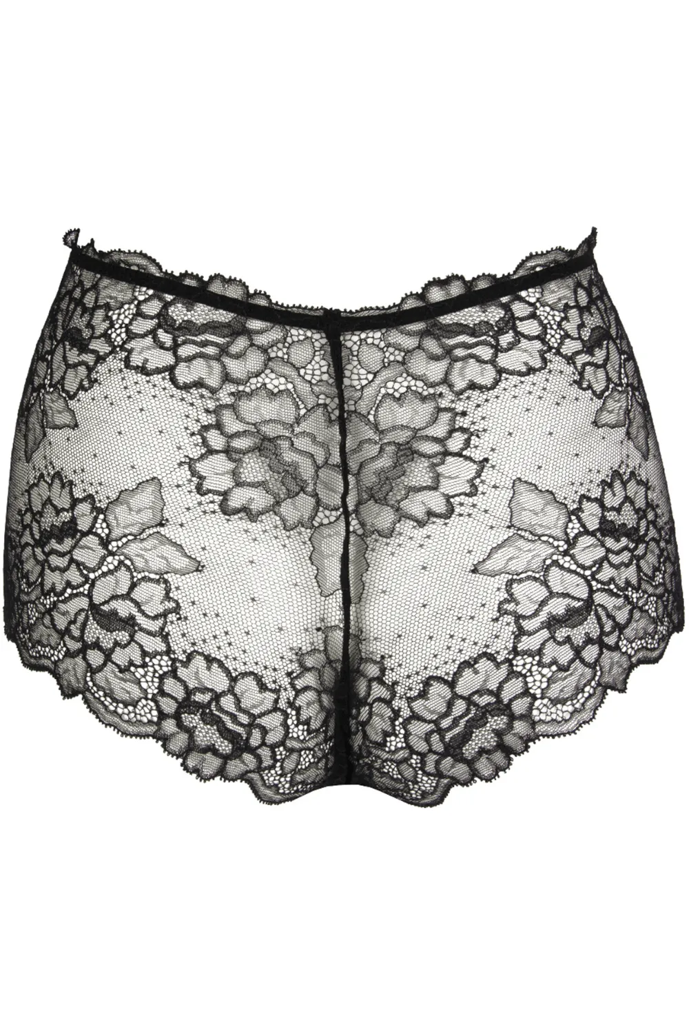 Lace High-Waist Shorty