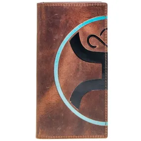 HOOEY 2.0 Rodeo Wallet in Brown, Black, and Turquoise