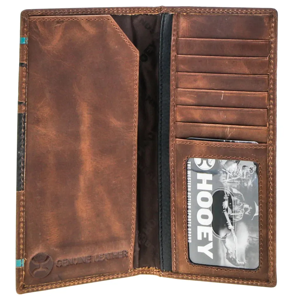 HOOEY 2.0 Rodeo Wallet in Brown, Black, and Turquoise