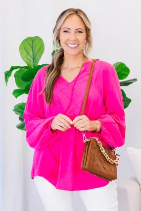 Hot Pink Siesta Key Walking Top