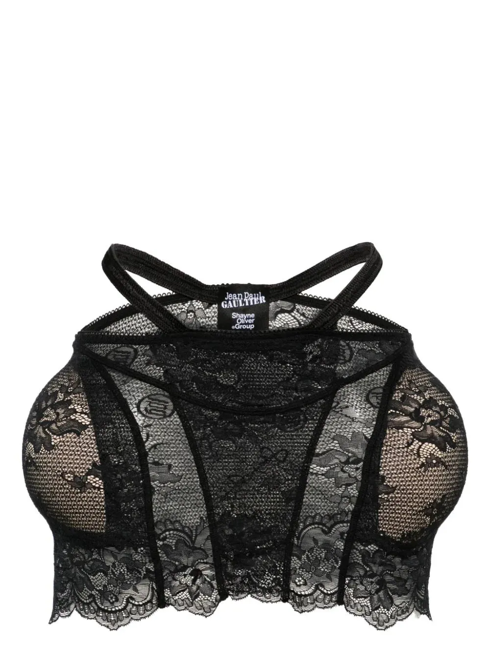 JEAN PAUL GAULTIER X SHAYNE OLIVER - Lace Body Shaping Skirt in Black