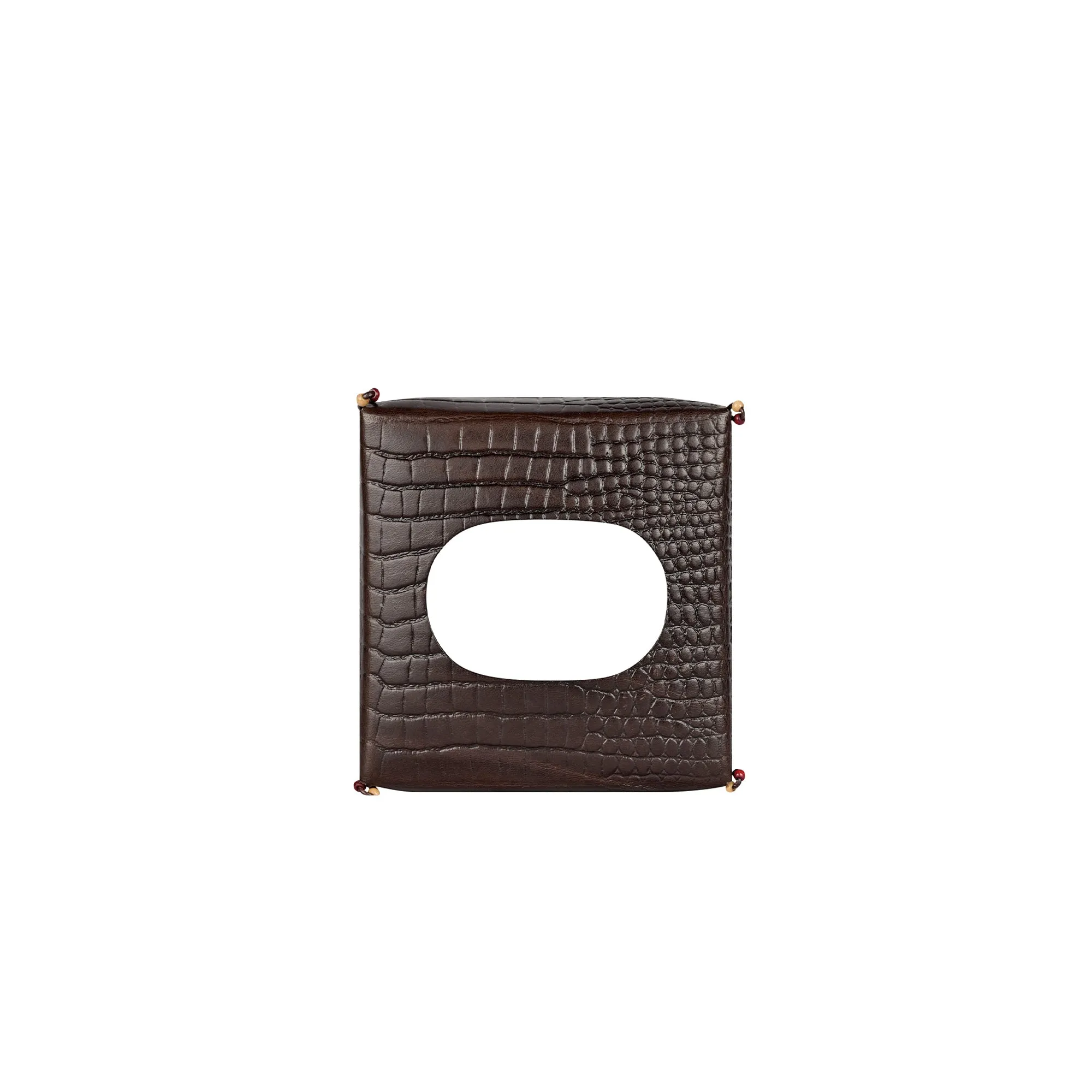 Square Croco Ebano Kleenex Box