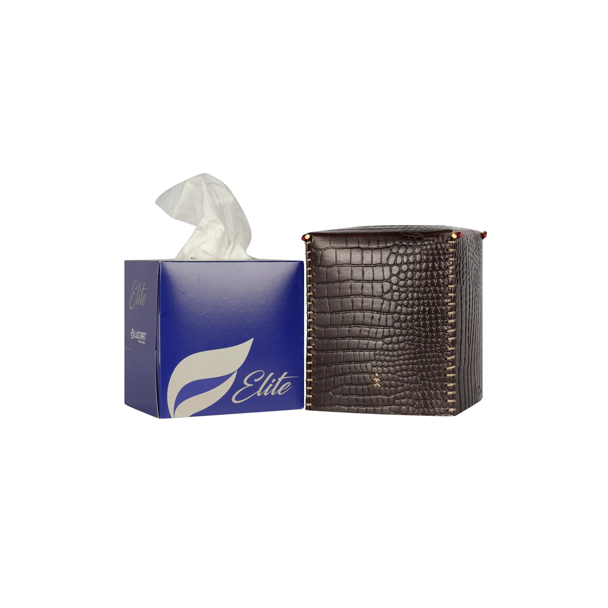 Square Croco Ebano Kleenex Box