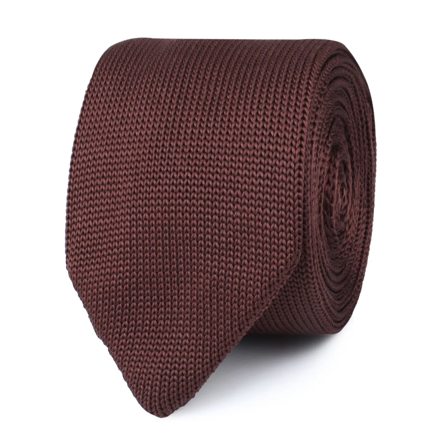 Brown Knitted Tie