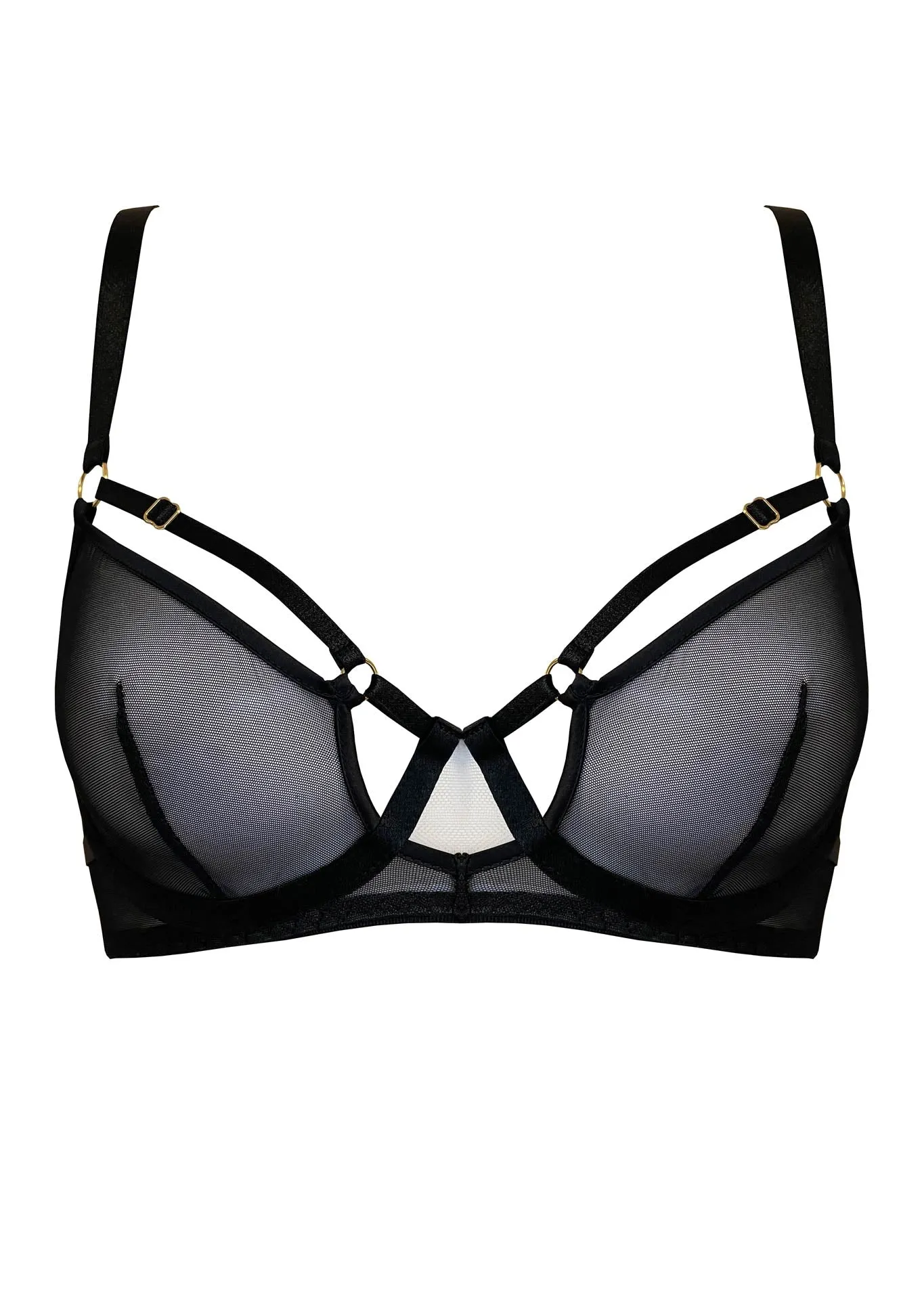 Kora Balconette Wire Bra Black