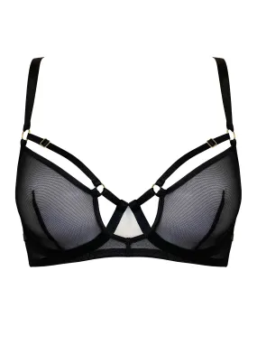 Kora Balconette Wire Bra Black