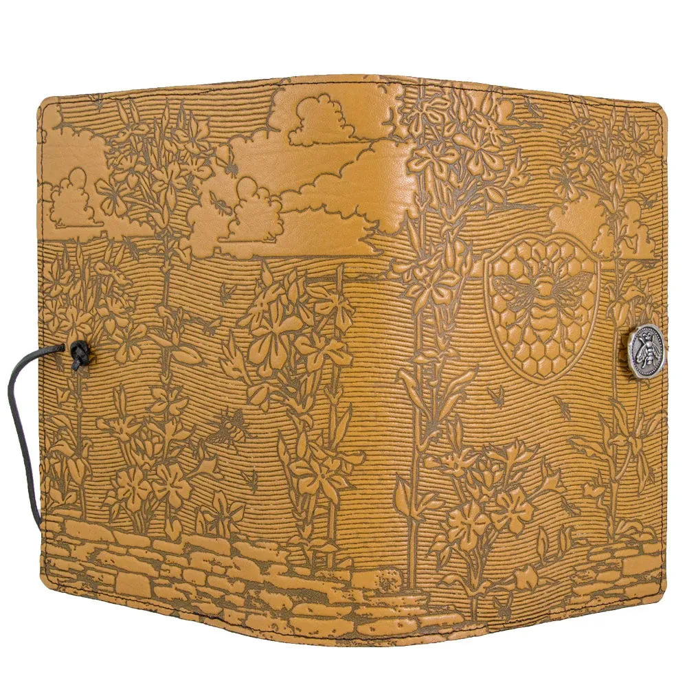 Marigold Bee Garden Large Leather Journal