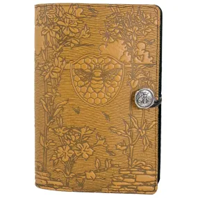 Marigold Bee Garden Large Leather Journal