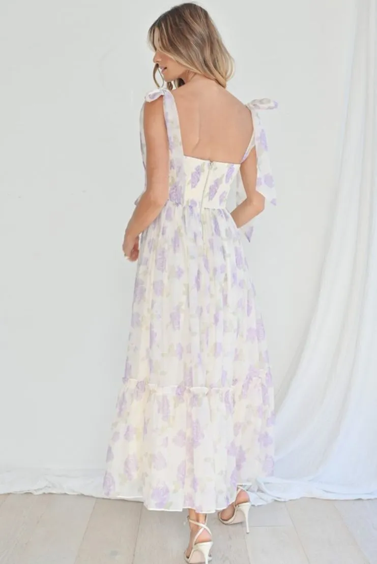 Lavender Florals Dress