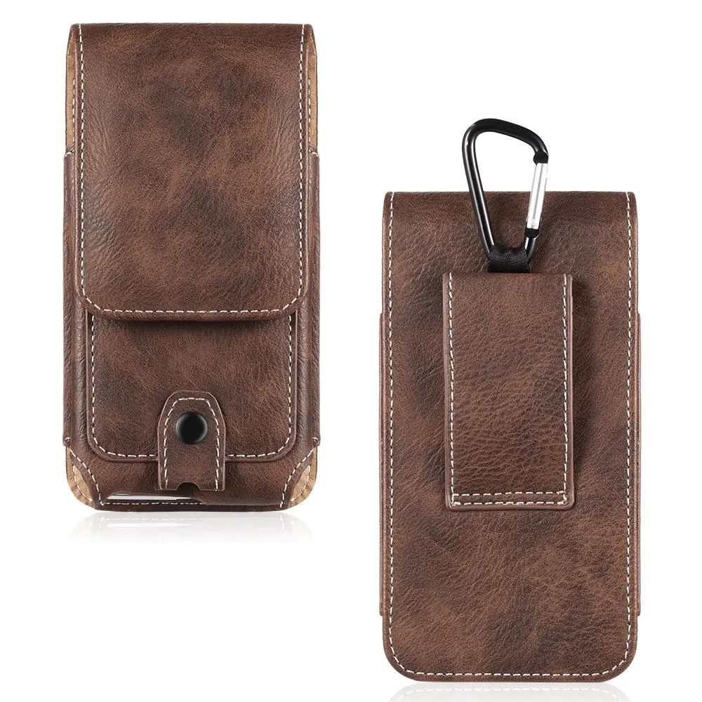 Leather Phone Cover with Belt Clip for iphone XS