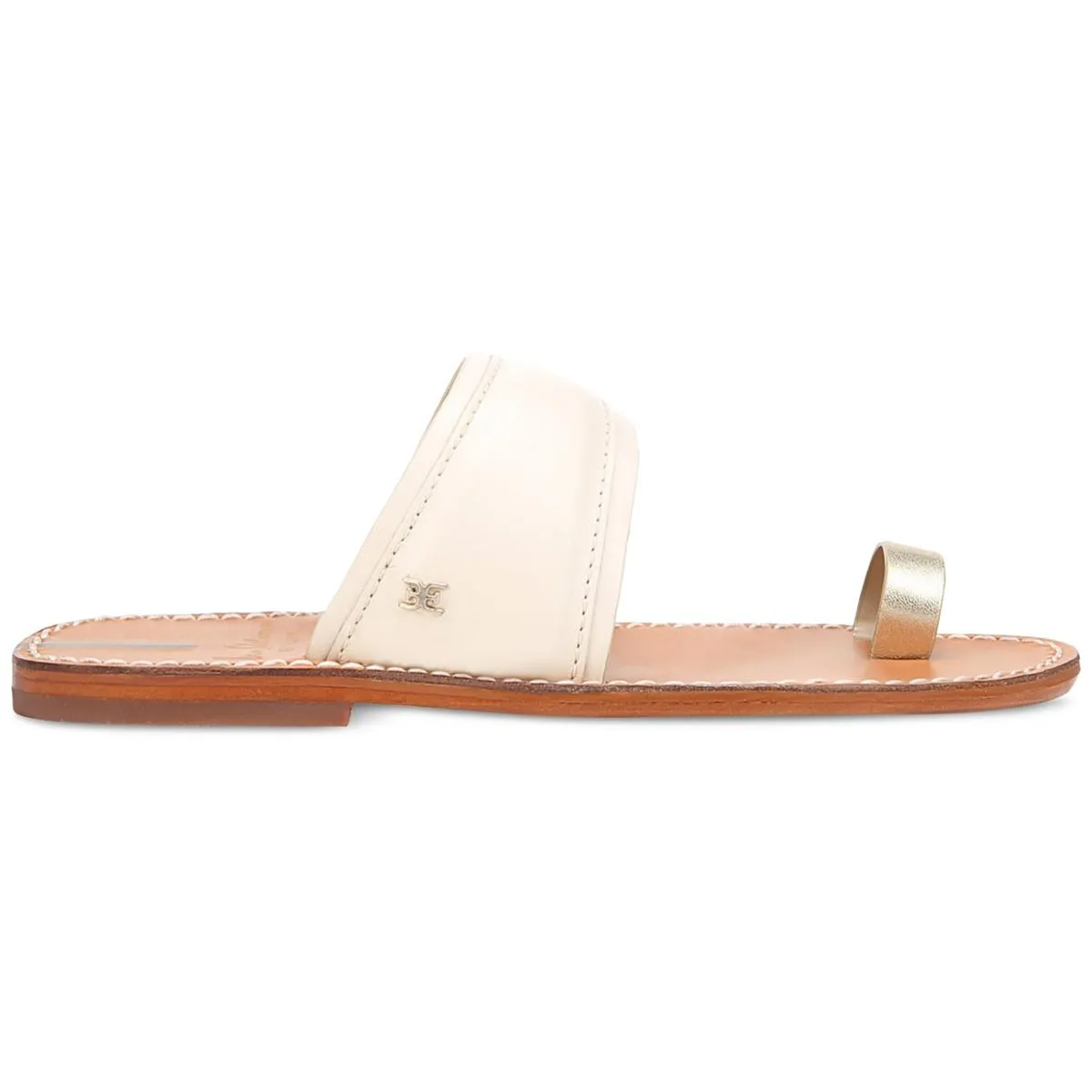 Leather Toe Loop Slide Sandals by Sam Edelman