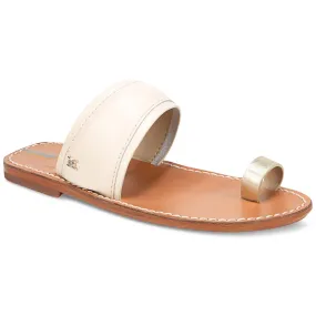 Leather Toe Loop Slide Sandals by Sam Edelman