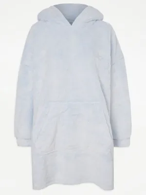 George at ASDA Lingerie Light Blue Snuggle Fleece Hoodie