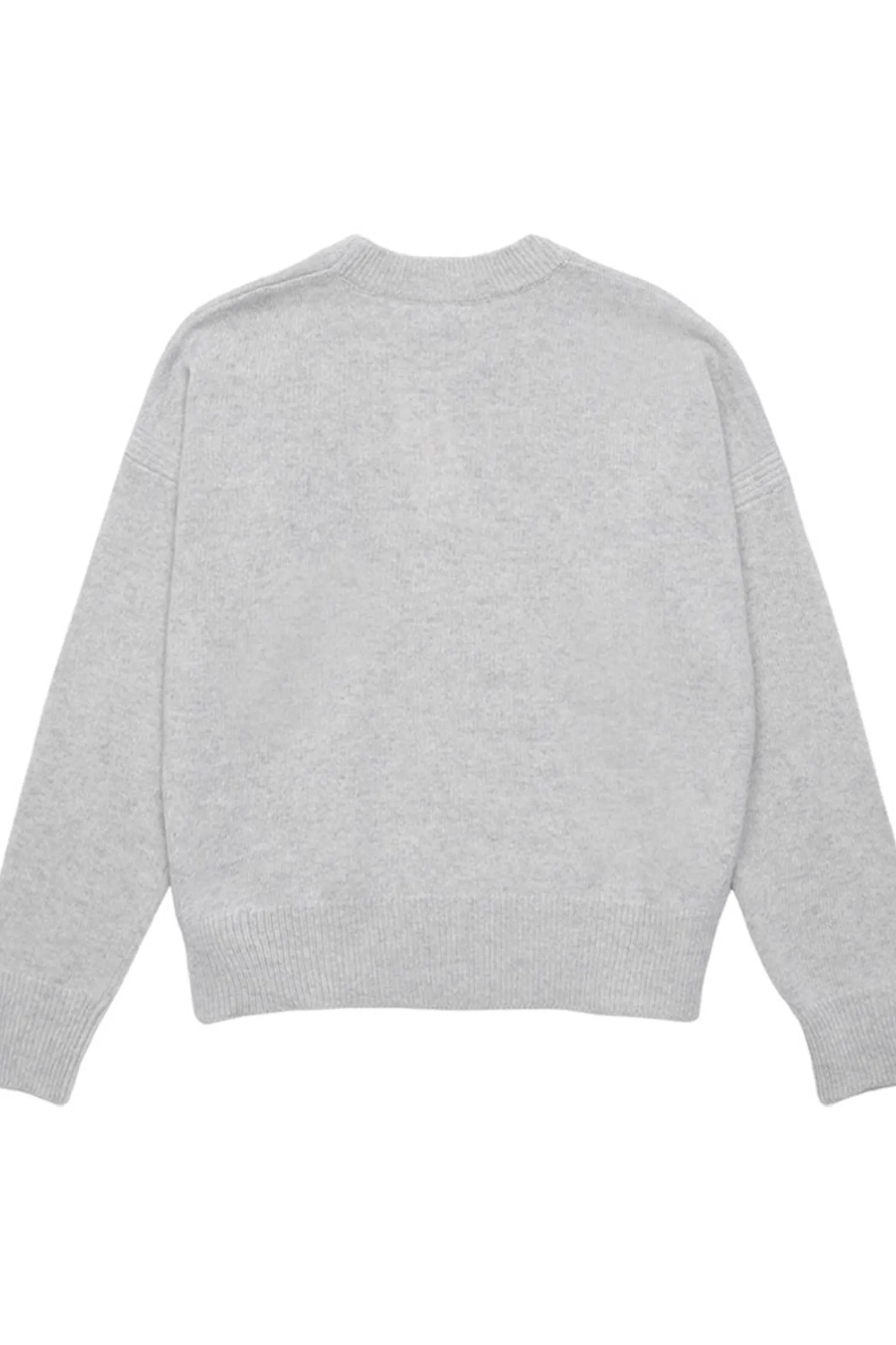 Wool Crew Neck Street Style Long Sleeve Top with Logo by MAISON KITSUNE