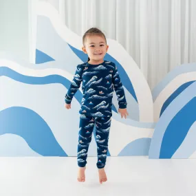 Wave Long Sleeve Pajamas