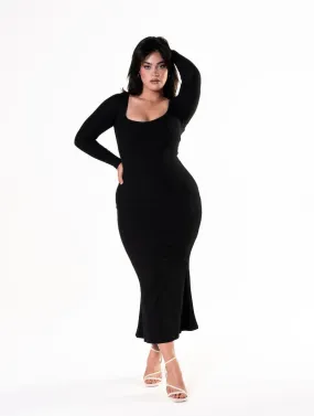 Long Sleeve Shapewear Dress