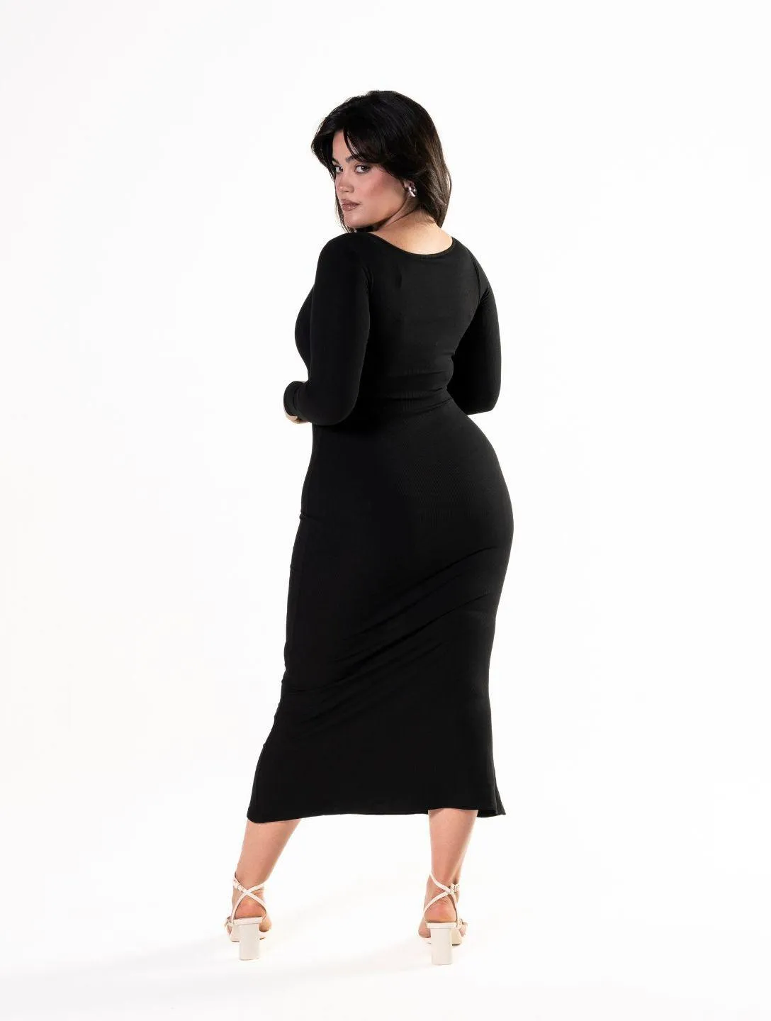 Long Sleeve Shapewear Dress