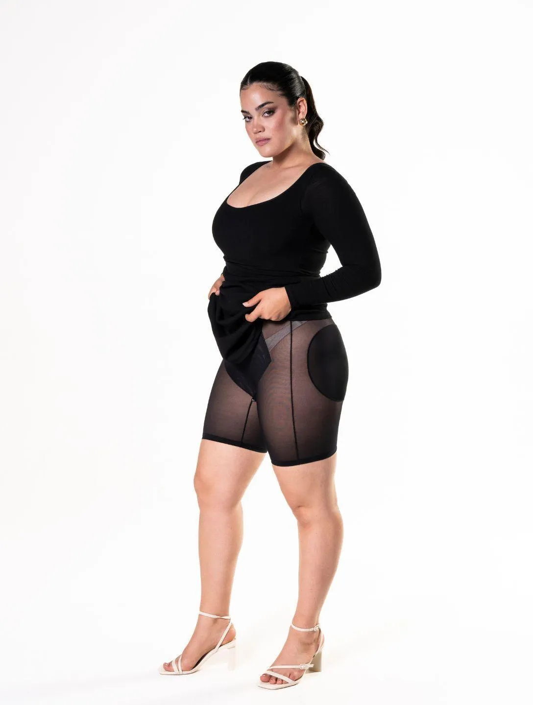 Long Sleeve Shapewear Dress