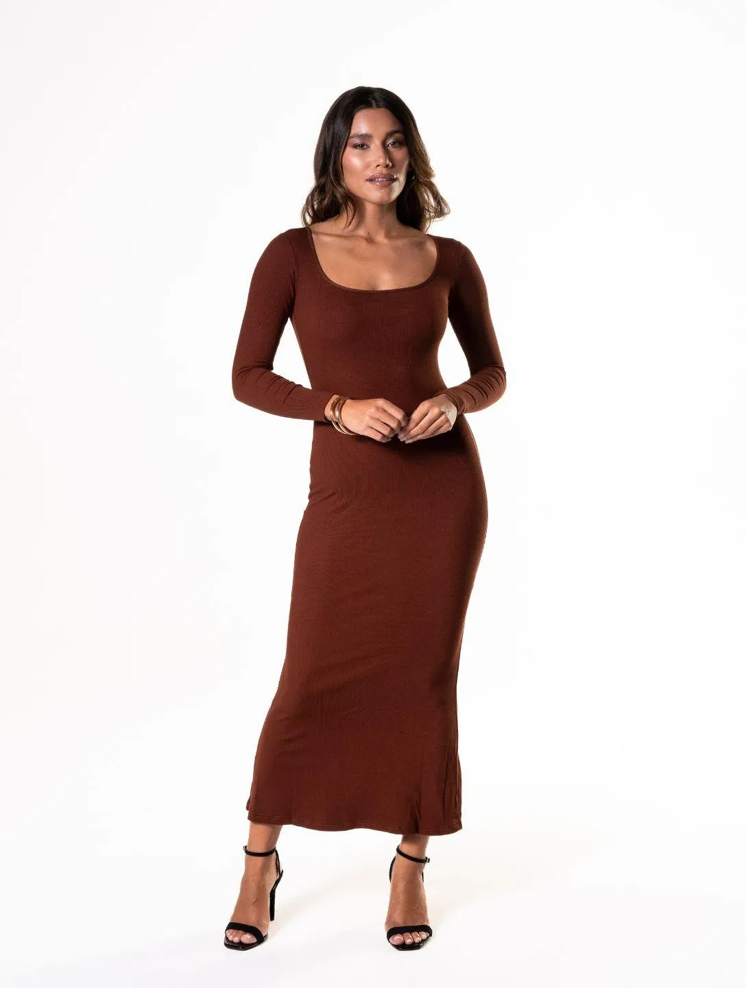 Long Sleeve Shapewear Dress