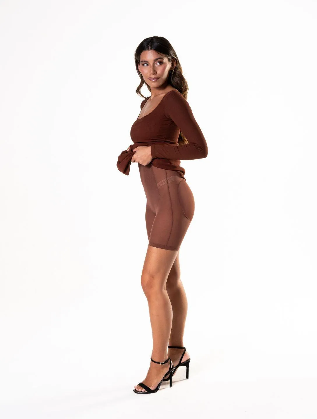 Long Sleeve Shapewear Dress