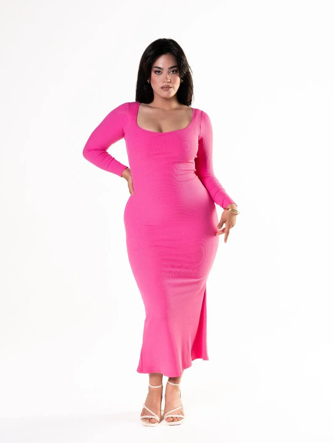 Long Sleeve Shapewear Dress