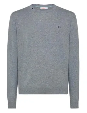 Sun68 AI22 Grey K42101 Men's Sweater