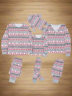 Matching Reindeer Pajama Set for Family